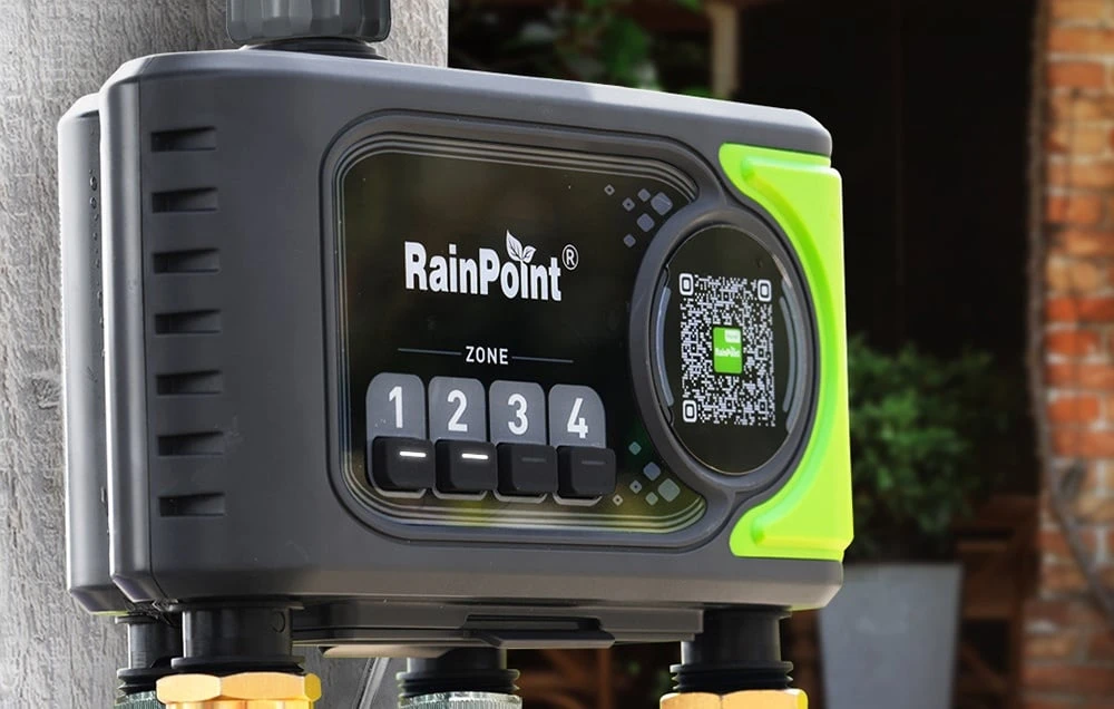 RainPoint WiFi 4-zone irrigation controller aprašymas - Prekės nuotrauka RainPoint WiFi 4-zone irrigation controller aprašymas - Prekės nuotrauka