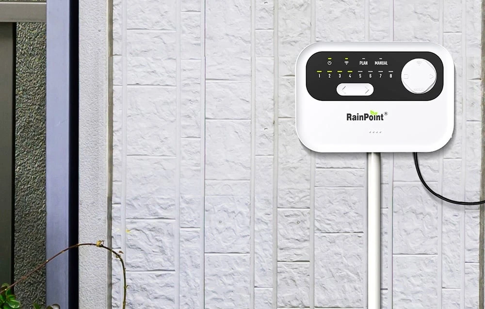 RainPoint WiFi 8-zone sprinkler controller aprašymas - Prekės nuotrauka RainPoint WiFi 8-zone sprinkler controller aprašymas - Prekės nuotrauka
