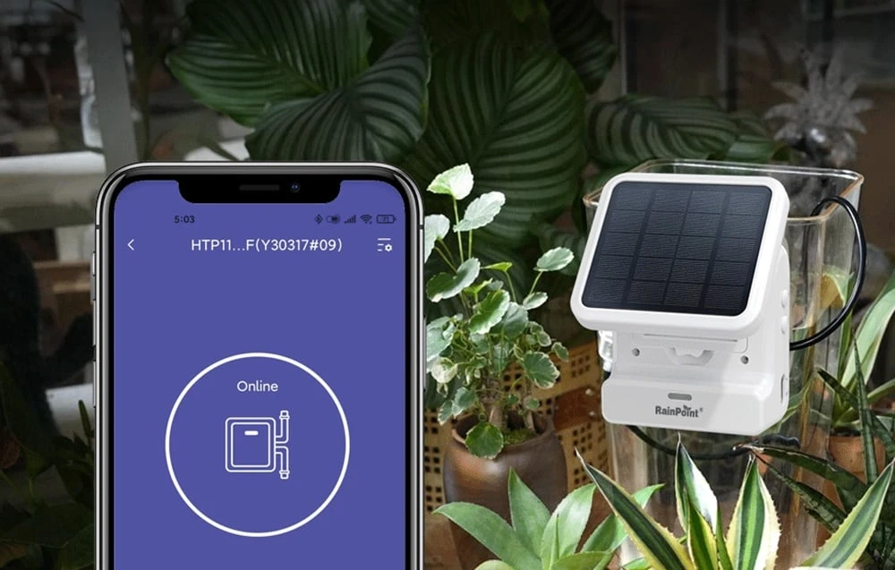 „RainPoint WiFi“ drėkinimo valdiklio šliuzas aprašymas - Prekės nuotrauka