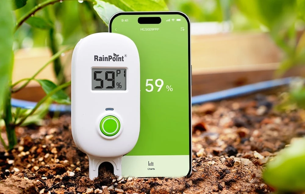 RainPoint WiFi soil hydration meter aprašymas - Prekės nuotrauka RainPoint WiFi soil hydration meter aprašymas - Prekės nuotrauka