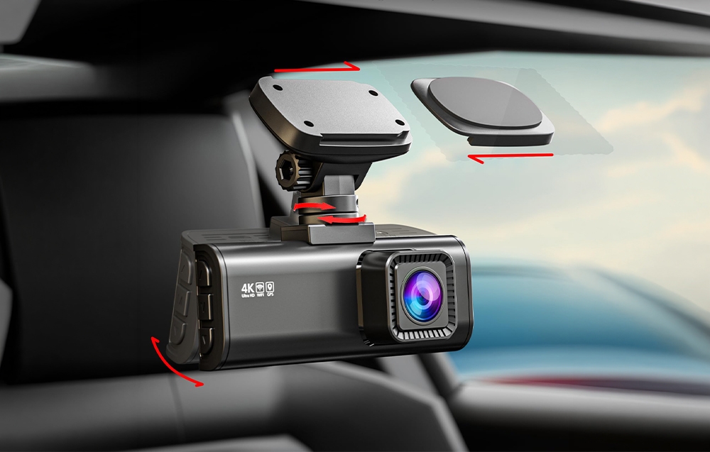 REDTIGER F7N Pro WiFi 4K + 1080p Dash Cam aprašymas - Prekės nuotrauka