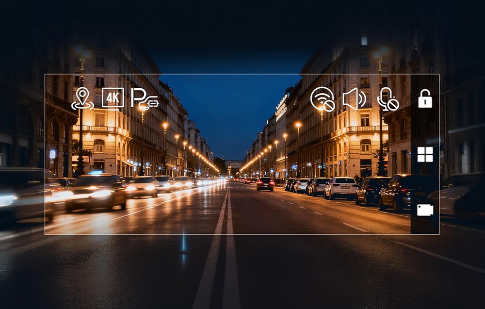 Prietaisų Skydelio Kamera - REDTIGER F7N 4K Wi‑Fi Vaizdo Registratoriaus Rinkinys 64 GB aprašymas - Prekės nuotrauka