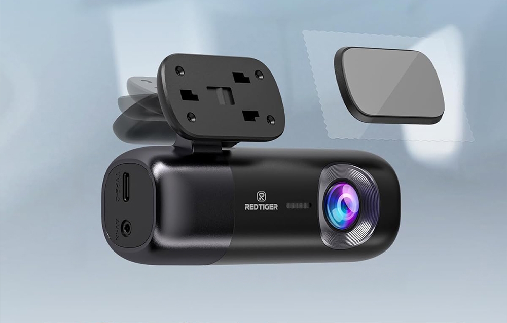 REDTIGER F9 WiFi 4K + 1080p Dash Cam aprašymas - Prekės nuotrauka