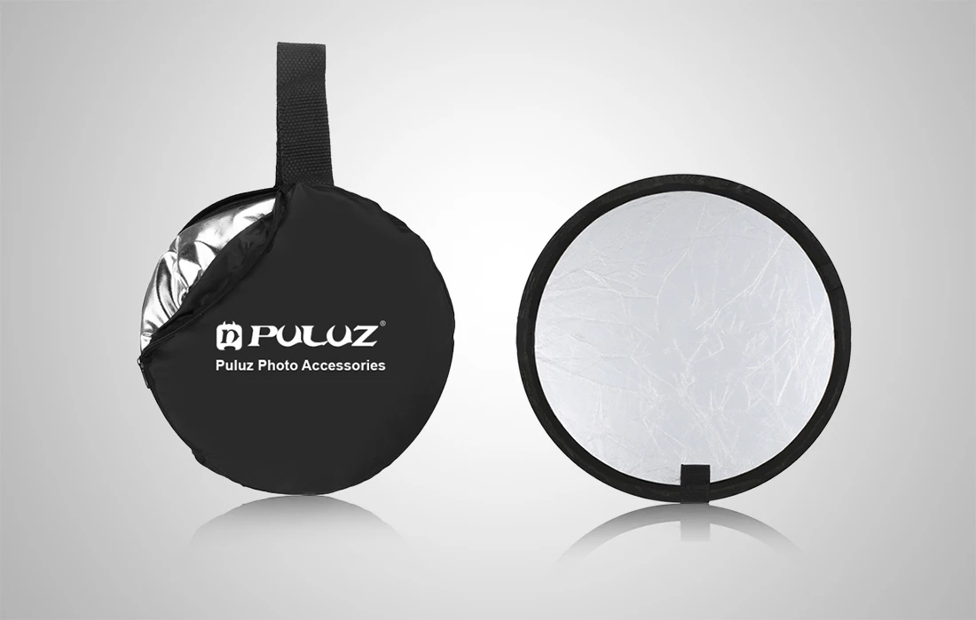 PULUZ 30cm 2in1 sidabrinis / auksinis reflektorius aprašymas - Prekės nuotrauka