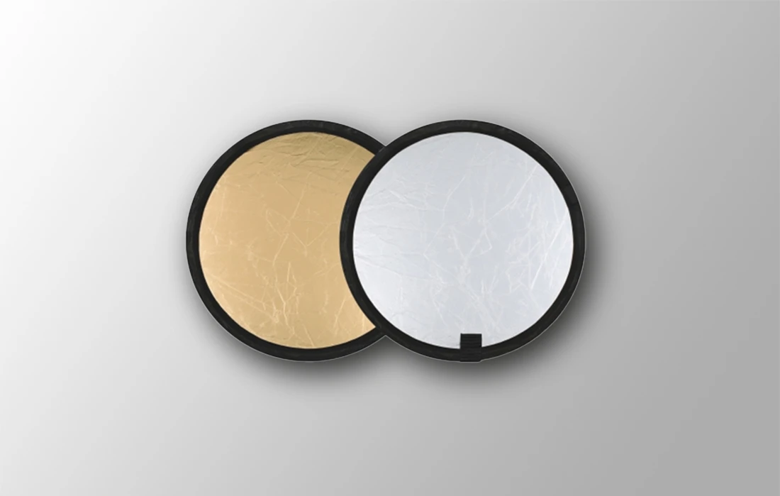 PULUZ 30cm 2in1 sidabrinis / auksinis reflektorius aprašymas - Prekės nuotrauka