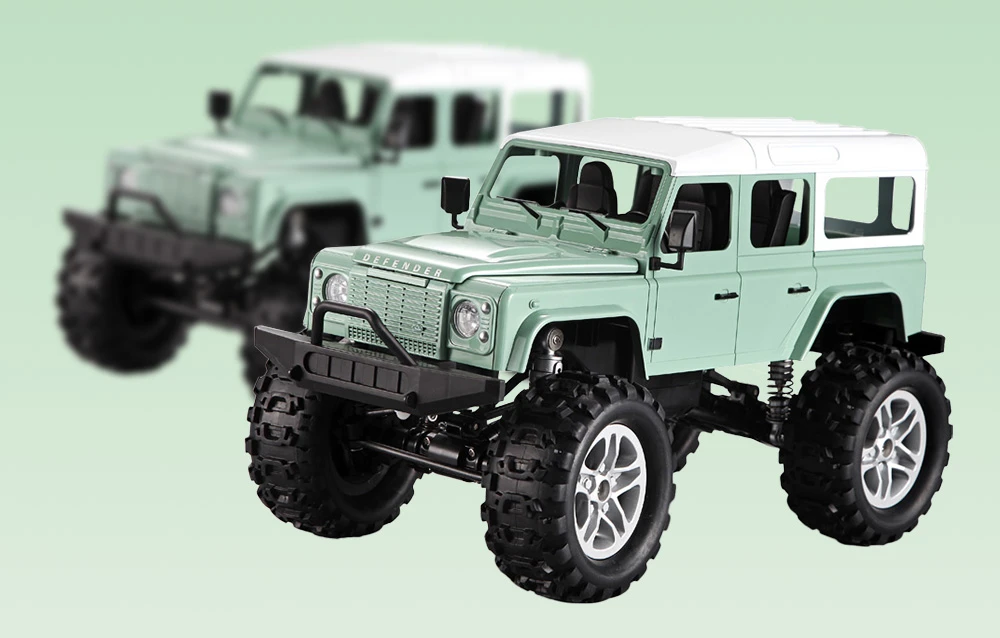 Nuotoliniu būdu valdomas automobilis 1:14 Double Eagle (žalias) Land Rover Defender E327-003 aprašymas - Prekės nuotrauka Nuotoliniu būdu valdomas automobilis 1:14 Double Eagle (žalias) Land Rover Defender E327-003 aprašymas - Prekės nuotrauka