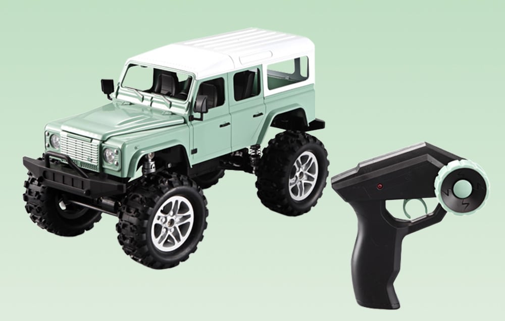 Nuotoliniu būdu valdomas automobilis 1:14 Double Eagle (žalias) Land Rover Defender E327-003 aprašymas - Prekės nuotrauka Nuotoliniu būdu valdomas automobilis 1:14 Double Eagle (žalias) Land Rover Defender E327-003 aprašymas - Prekės nuotrauka