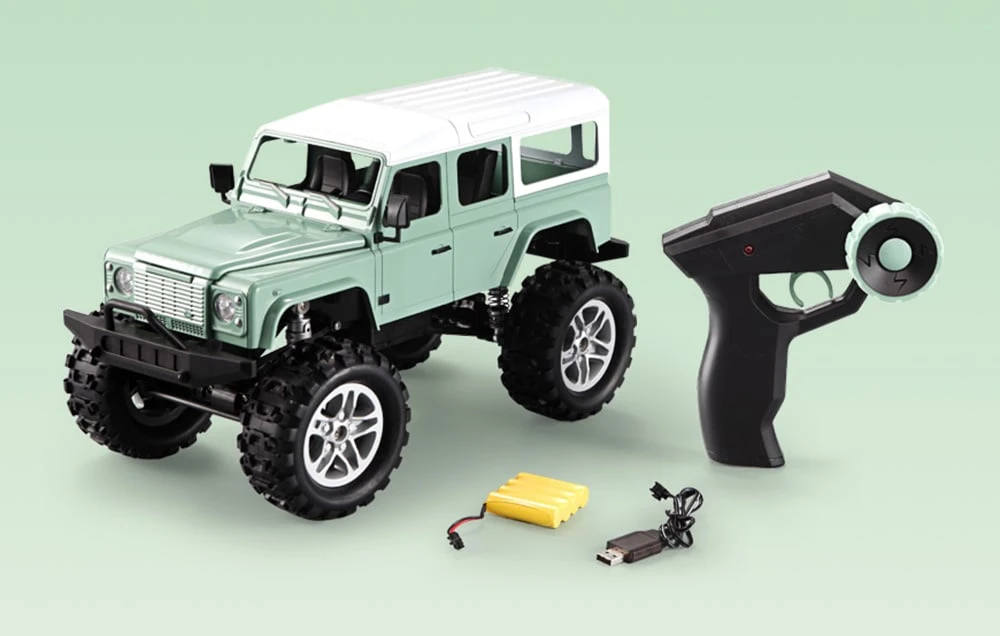 Nuotoliniu būdu valdomas automobilis 1:14 Double Eagle (žalias) Land Rover Defender E327-003 aprašymas - Prekės nuotrauka Nuotoliniu būdu valdomas automobilis 1:14 Double Eagle (žalias) Land Rover Defender E327-003 aprašymas - Prekės nuotrauka
