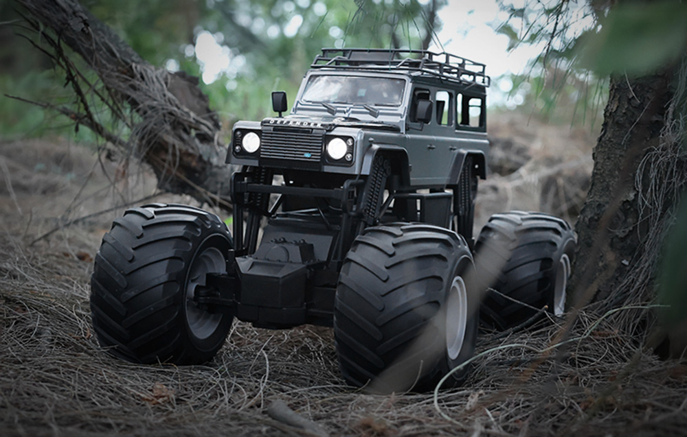 Nuotolinio valdymo pultas RC nuotolinio valdymo automobilis 1:8 Double Eagle (pilkas) Land Rover Defender E375-003 aprašymas - Prekės nuotrauka Nuotolinio valdymo pultas RC nuotolinio valdymo automobilis 1:8 Double Eagle (pilkas) Land Rover Defender E375-003 aprašymas - Prekės nuotrauka