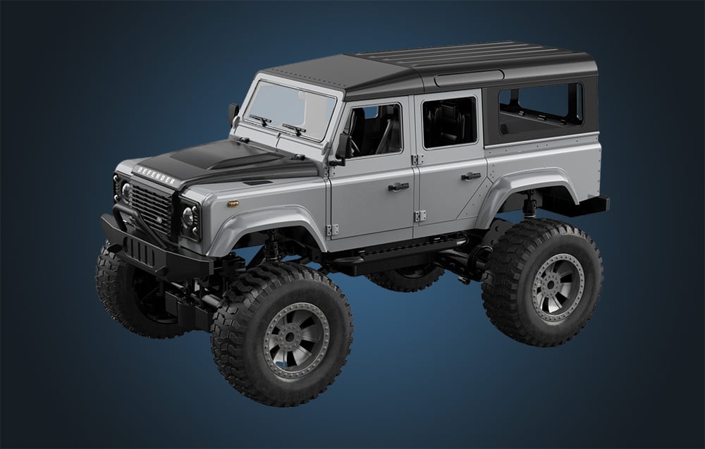 Nuotolinio valdymo pultas RC nuotolinio valdymo automobilis 1:8 Double Eagle (pilkas) Land Rover Defender E375-003 aprašymas - Prekės nuotrauka Nuotolinio valdymo pultas RC nuotolinio valdymo automobilis 1:8 Double Eagle (pilkas) Land Rover Defender E375-003 aprašymas - Prekės nuotrauka