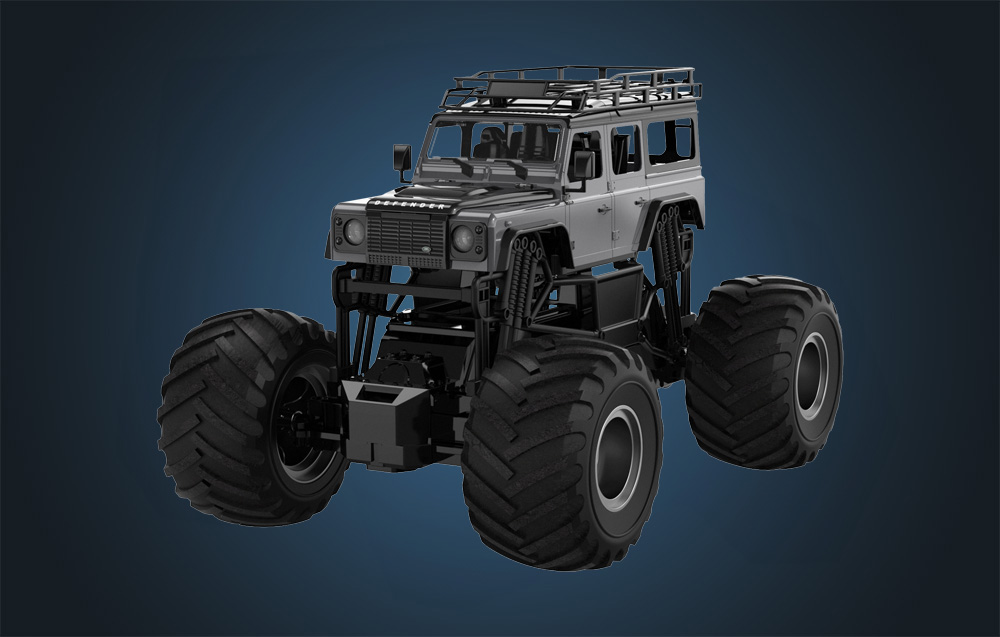 Nuotolinio valdymo pultas RC nuotolinio valdymo automobilis 1:8 Double Eagle (pilkas) Land Rover Defender E375-003 aprašymas - Prekės nuotrauka Nuotolinio valdymo pultas RC nuotolinio valdymo automobilis 1:8 Double Eagle (pilkas) Land Rover Defender E375-003 aprašymas - Prekės nuotrauka