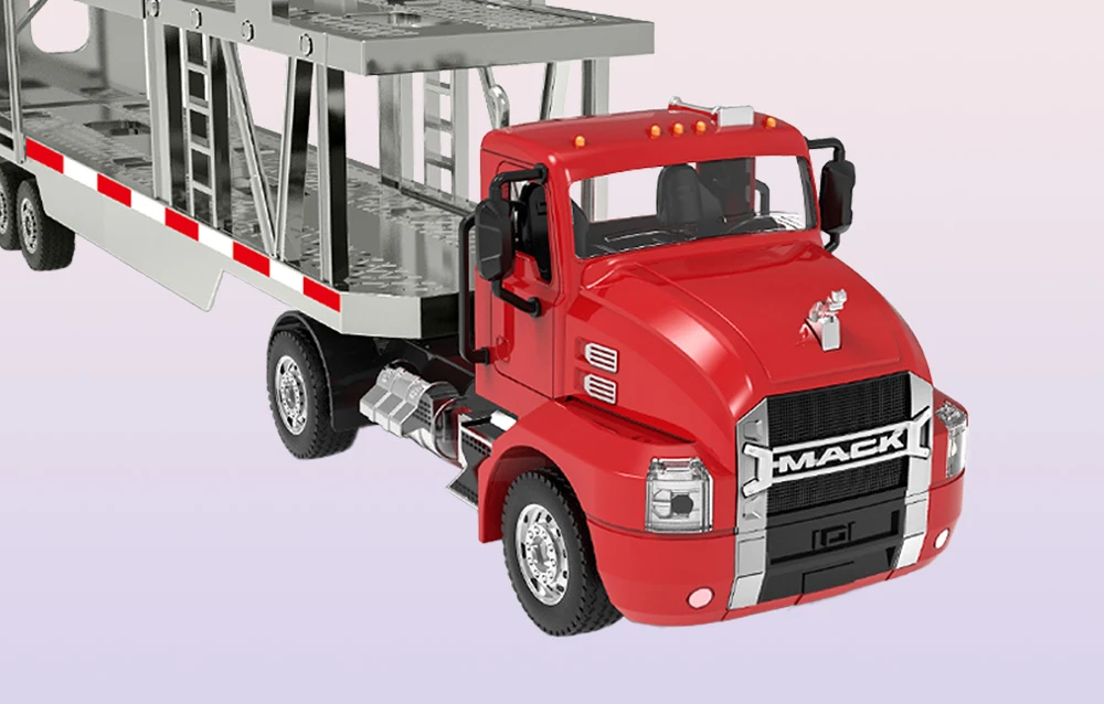Nuotoliniu būdu valdomas sunkvežimis 1:26 Double Eagle (raudonas) (automobilių vežėjas) E583-003 aprašymas - Prekės nuotrauka Nuotoliniu būdu valdomas sunkvežimis 1:26 Double Eagle (raudonas) (automobilių vežėjas) E583-003 aprašymas - Prekės nuotrauka