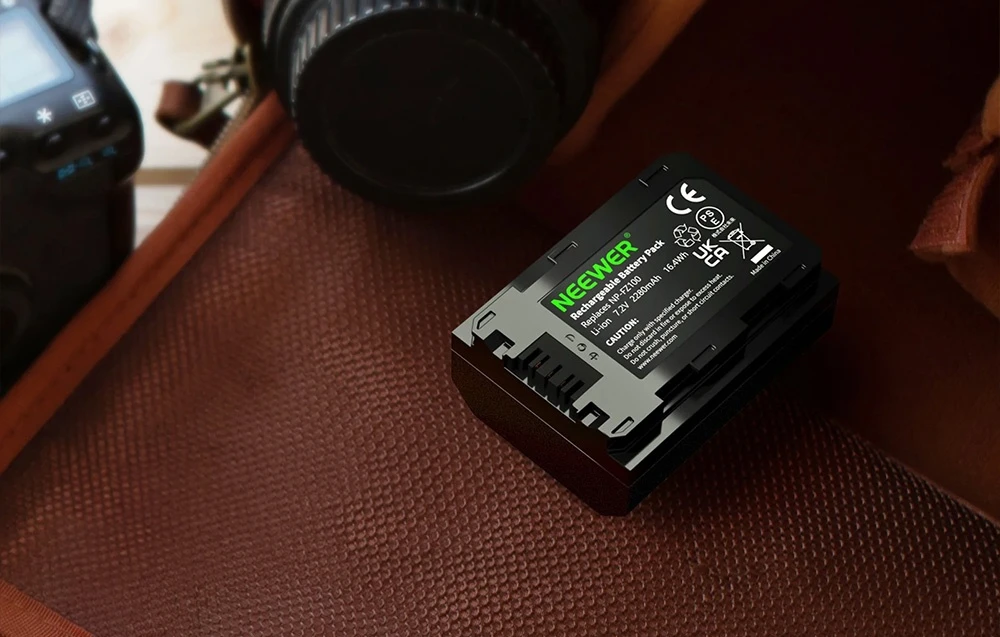 Replacement battery for Sony devices: NEEWER NP-FZ100 aprašymas - Prekės nuotrauka
