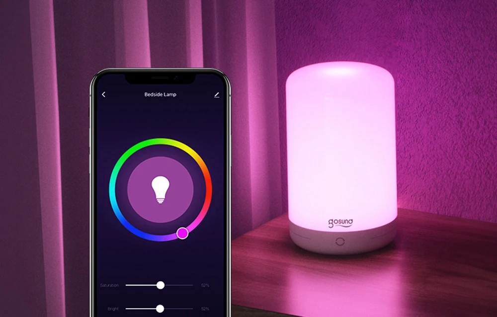RGB WiFi išmanioji naktinė lemputė Gosund LB3 Tuya aprašymas - Prekės nuotrauka RGB WiFi išmanioji naktinė lemputė Gosund LB3 Tuya aprašymas - Prekės nuotrauka