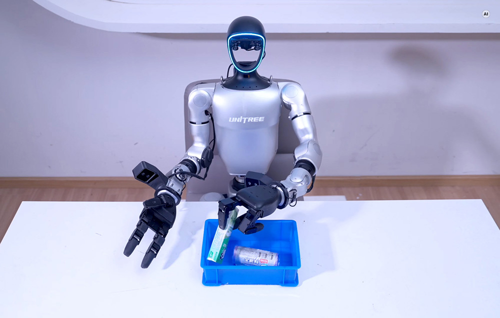 Robotinė Ranka - UNITREE DEX3WT-214T Su Lietimo Jutikliais, Kairė + Dešinė, 7 Laisvės Laipsniai, 33 Jutikliai Vienoje Rankoje aprašymas - Prekės nuotrauka