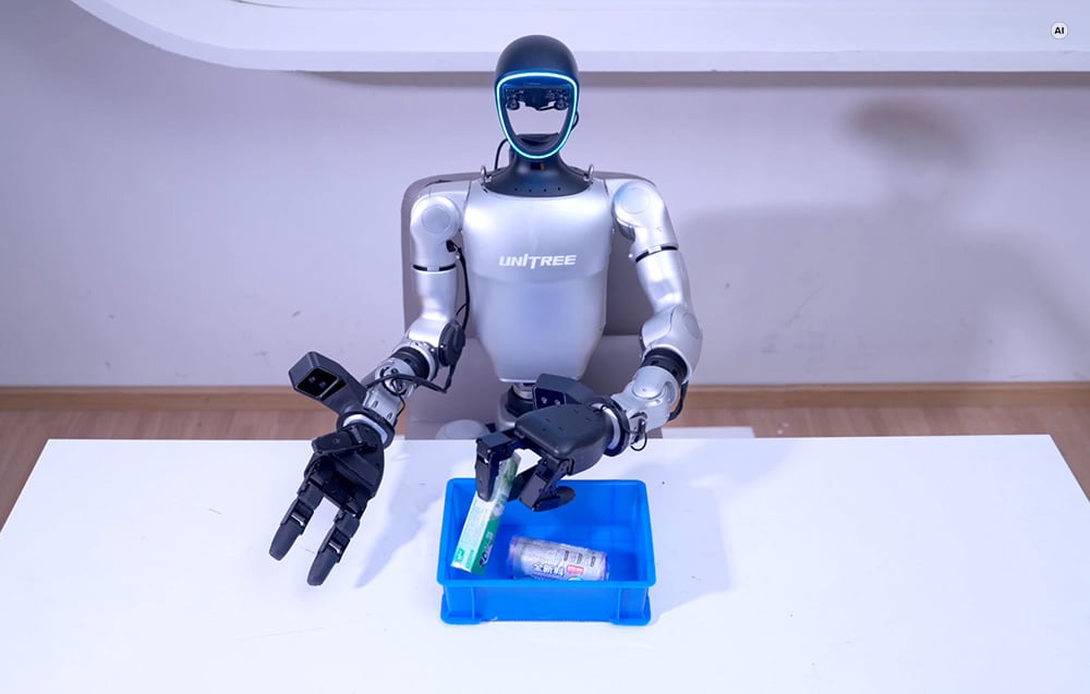 Robotinė Ranka - UNITREE G1 Dex3-1 L+R Be Lytėjimo Jutiklių aprašymas - Prekės nuotrauka