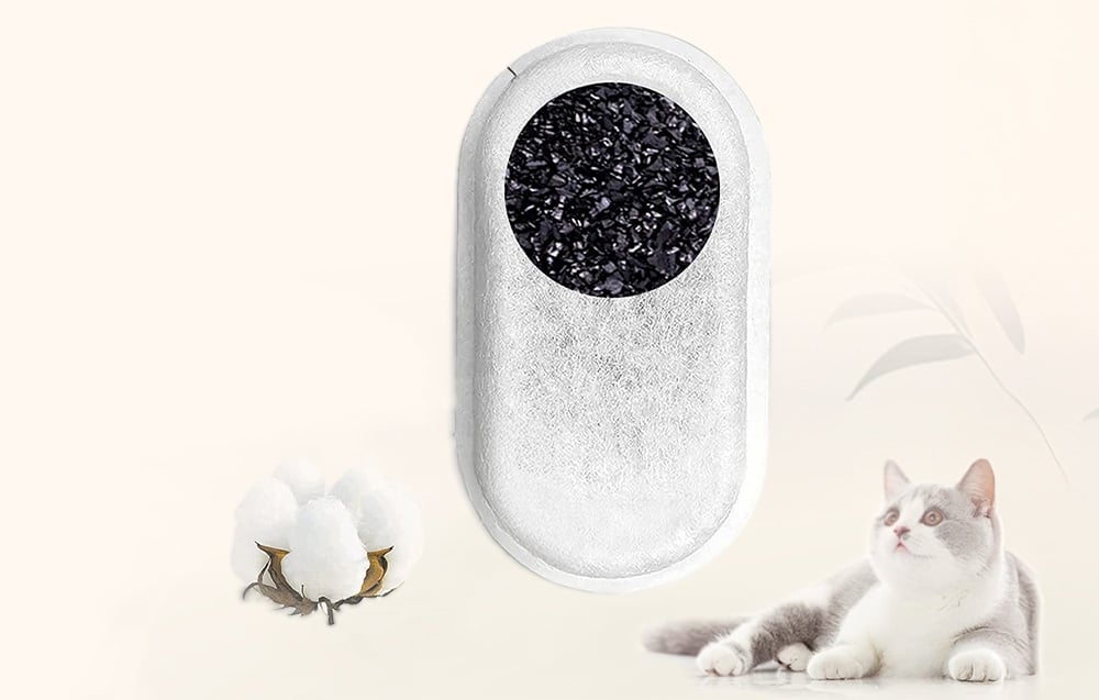 „Rojeco“ 3,2 l / 2 l nerūdijančio plieno „Cat Vanduo“ fontano filtrai, 4 rinkiniai aprašymas - Prekės nuotrauka