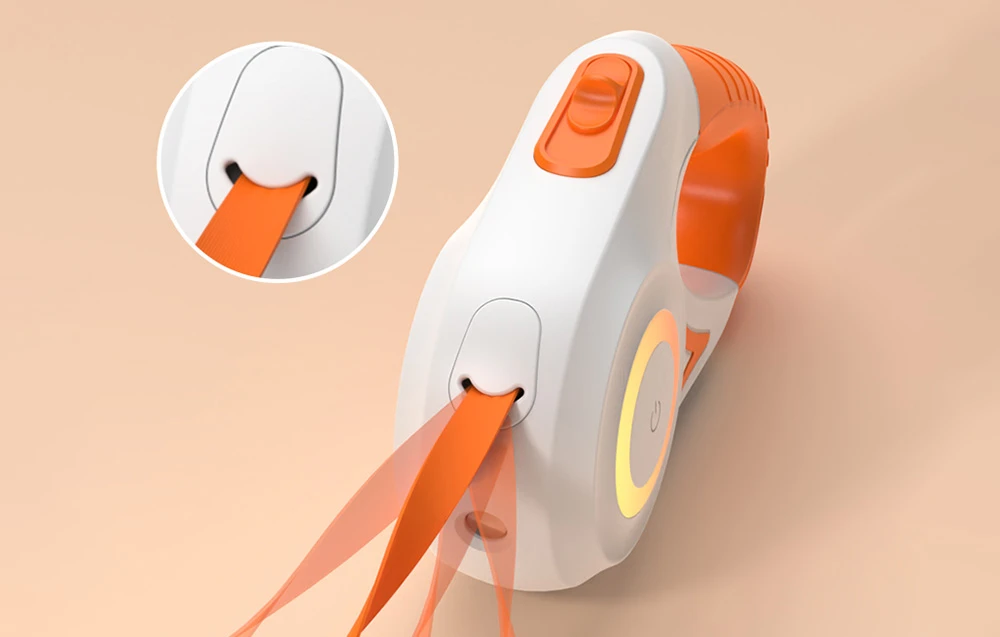 Rojeco Dog automatinis pavadėlis LED 5 m (balta ir oranžinė) aprašymas - Prekės nuotrauka Rojeco Dog automatinis pavadėlis LED 5 m (balta ir oranžinė) aprašymas - Prekės nuotrauka