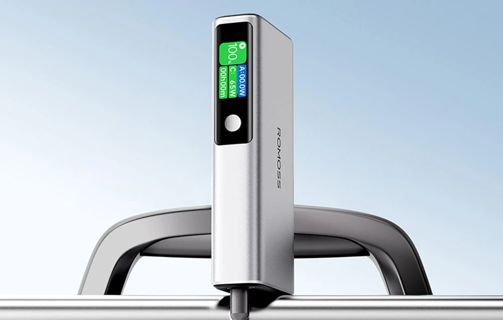 Romoss PPU20 20000mAh 130W Powerbank (sidabrinis) aprašymas - Prekės nuotrauka Romoss PPU20 20000mAh 130W Powerbank (sidabrinis) aprašymas - Prekės nuotrauka