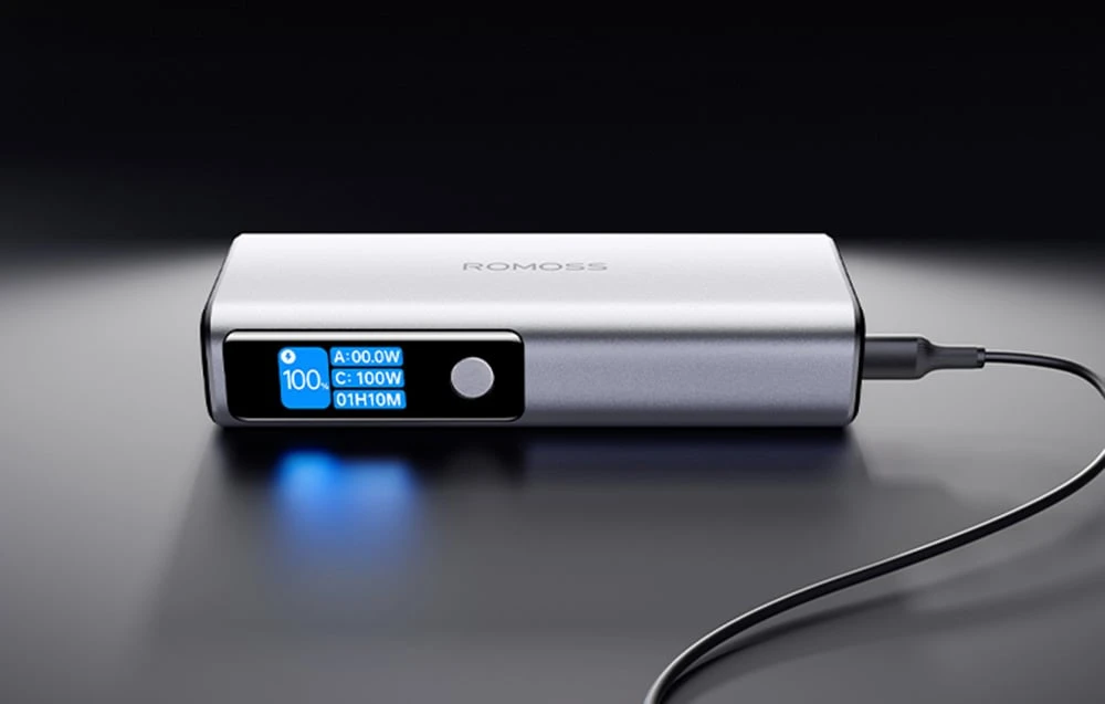 Romoss PPU20 20000mAh 130W Powerbank (sidabrinis) aprašymas - Prekės nuotrauka Romoss PPU20 20000mAh 130W Powerbank (sidabrinis) aprašymas - Prekės nuotrauka