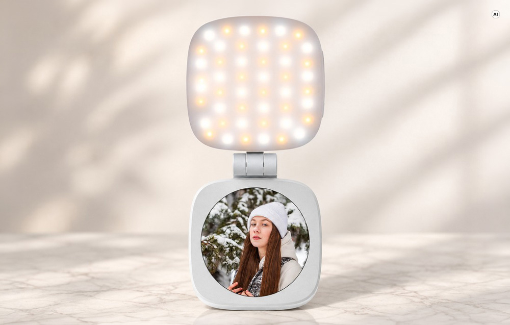 LED Lemputė - NEEWER BASICS NL48B Asmenukių Lemputė 48 LED 2 W 2 700–5 600 K 850 mAh USB-C aprašymas - Prekės nuotrauka