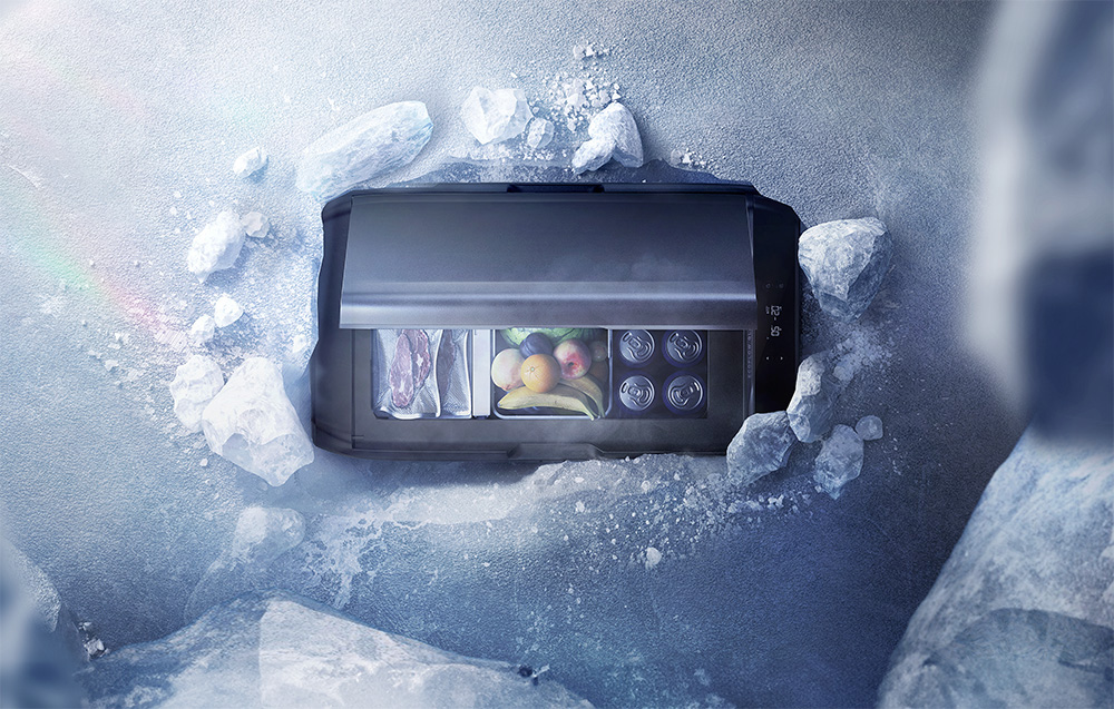Set: EcoFlow Glacier 35L kelioninis šaldytuvas + 298Wh Baterija. aprašymas - Prekės nuotrauka Set: EcoFlow Glacier 35L kelioninis šaldytuvas + 298Wh Baterija. aprašymas - Prekės nuotrauka