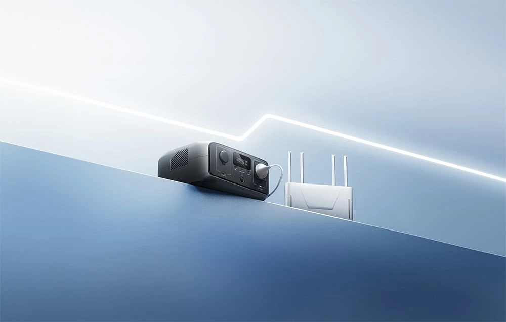 Komplektas: „EcoFlow RIVER 3“ elektrinė su UPS ir 45 W USB-C saulės baterija aprašymas - Prekės nuotrauka Komplektas: „EcoFlow RIVER 3“ elektrinė su UPS ir 45 W USB-C saulės baterija aprašymas - Prekės nuotrauka