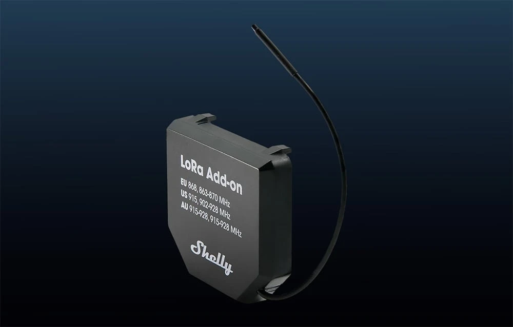 Shelly LoRa Add-on priedas relėms veikimui iki 5km 2vnt. aprašymas - Prekės nuotrauka Shelly LoRa Add-on priedas relėms veikimui iki 5km 2vnt. aprašymas - Prekės nuotrauka