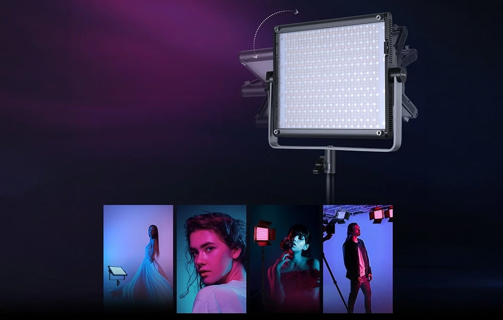 LED vaizdo šviestuvai „Neewer“, 2 vnt., 1200RGB, 60W, V4 aprašymas - Prekės nuotrauka LED vaizdo šviestuvai „Neewer“, 2 vnt., 1200RGB, 60W, V4 aprašymas - Prekės nuotrauka