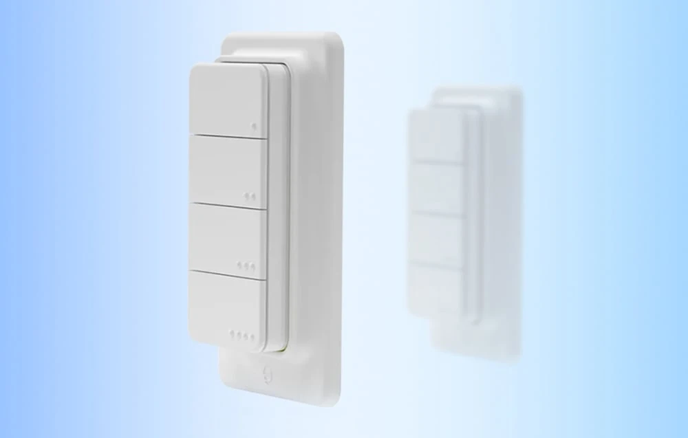 2 žaliuzių/užuolaidų WiFi valdiklių rinkinys „Shelly Shutter“ + BLU RC mygtukas 4 aprašymas - Prekės nuotrauka