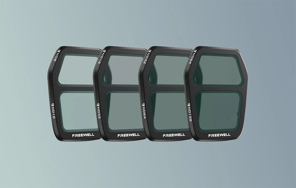 4 Split ND Freewell filtrų rinkinys, skirtas DJI Air 3S aprašymas - Prekės nuotrauka 4 Split ND Freewell filtrų rinkinys, skirtas DJI Air 3S aprašymas - Prekės nuotrauka