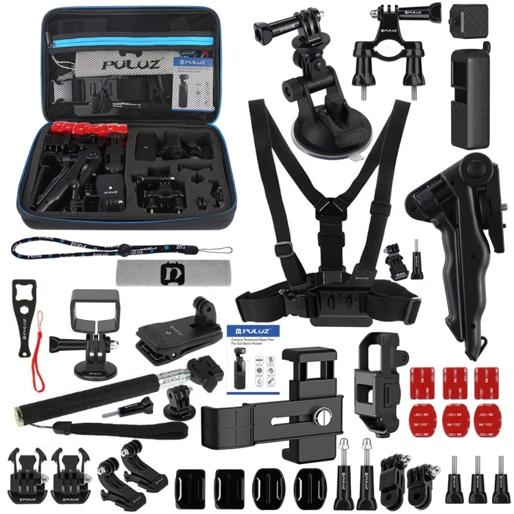 Puluz 43 in 1 priedų rinkinys Ultimate Combo skirtas DJI Osmo Pocket aprašymas - Prekės nuotrauka Puluz 43 in 1 priedų rinkinys Ultimate Combo skirtas DJI Osmo Pocket aprašymas - Prekės nuotrauka