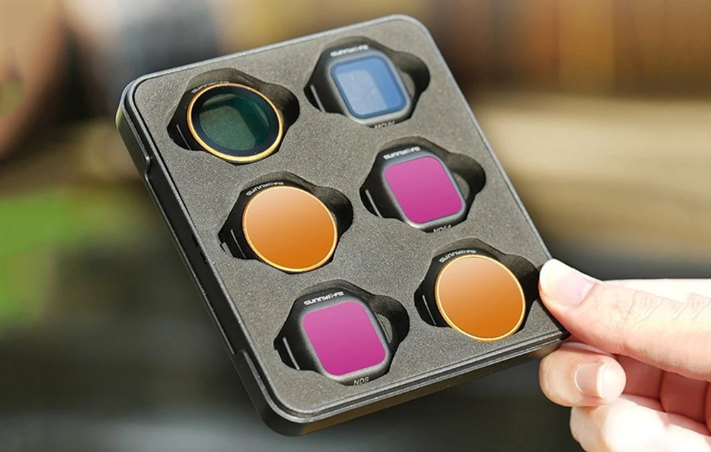Set of 6 Sunnylife MCUV + CPL + ND8 + ND16 + ND32 + ND64 filters for MINI 5 Pro aprašymas - Prekės nuotrauka