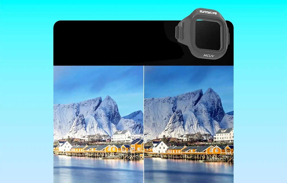 Set of 6 Sunnylife MCUV + CPL + ND8 + ND16 + ND32 + ND64 filters for MINI 5 Pro aprašymas - Prekės nuotrauka