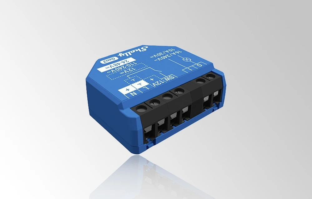 Shelly 1 Gen3 rinkinys iš 4 WiFi/Bluetooth valdiklių aprašymas - Prekės nuotrauka Shelly 1 Gen3 rinkinys iš 4 WiFi/Bluetooth valdiklių aprašymas - Prekės nuotrauka