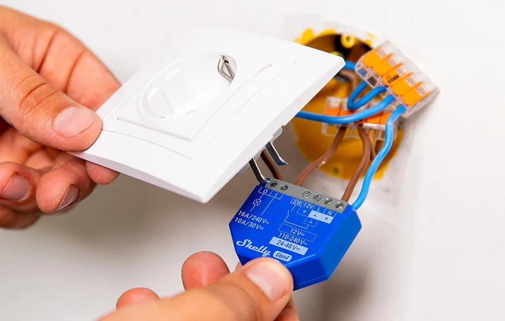 Shelly 1 Gen4 1 kanalo relė 16A (WiFi, Bluetooth, Zigbee, Matter) aprašymas - Prekės nuotrauka Shelly 1 Gen4 1 kanalo relė 16A (WiFi, Bluetooth, Zigbee, Matter) aprašymas - Prekės nuotrauka