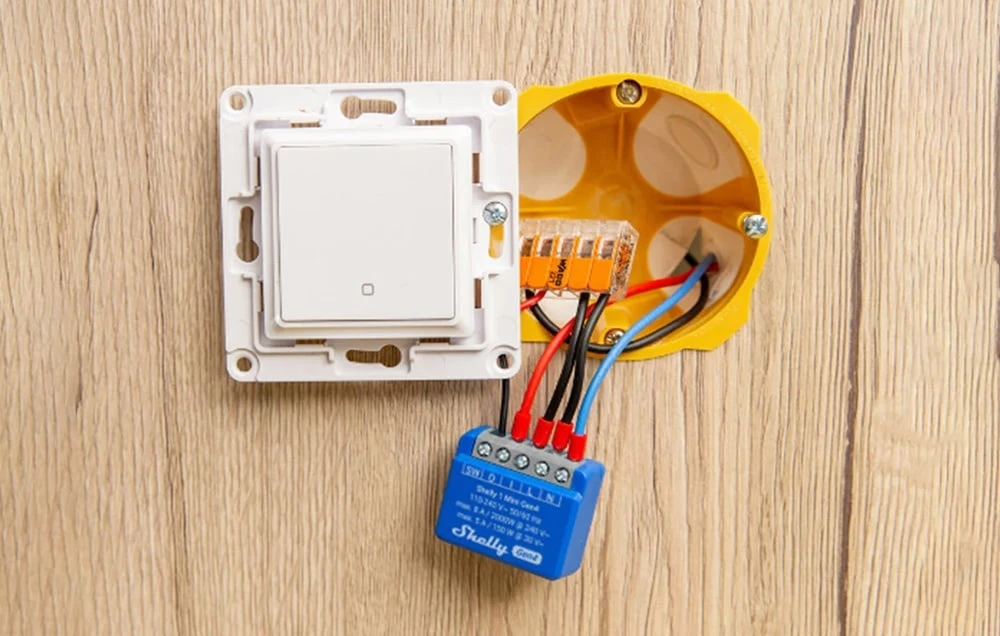 Shelly 1 Mini Gen4 1 kanalo relė 8A (WiFi, Bluetooth, Zigbee, Matter) aprašymas - Prekės nuotrauka Shelly 1 Mini Gen4 1 kanalo relė 8A (WiFi, Bluetooth, Zigbee, Matter) aprašymas - Prekės nuotrauka