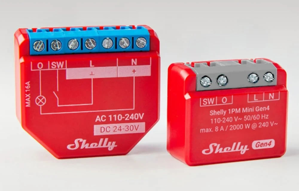 Shelly 1PM Mini Gen4 1 kanalo relė 8A (WiFi, Bluetooth, Zigbee, Matter) aprašymas - Prekės nuotrauka Shelly 1PM Mini Gen4 1 kanalo relė 8A (WiFi, Bluetooth, Zigbee, Matter) aprašymas - Prekės nuotrauka