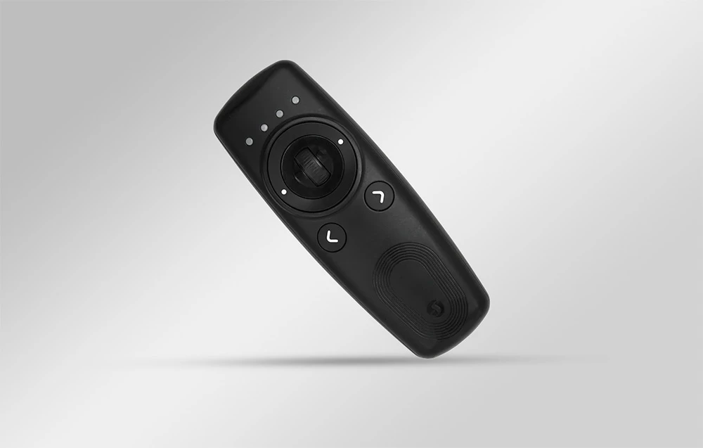 Shelly BLU Remote Control ZB, Bluetooth + Zigbee nuotolinio valdymo pultas, juodas aprašymas - Prekės nuotrauka