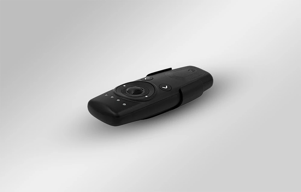 Shelly BLU Remote Control ZB, Bluetooth + Zigbee nuotolinio valdymo pultas, juodas aprašymas - Prekės nuotrauka