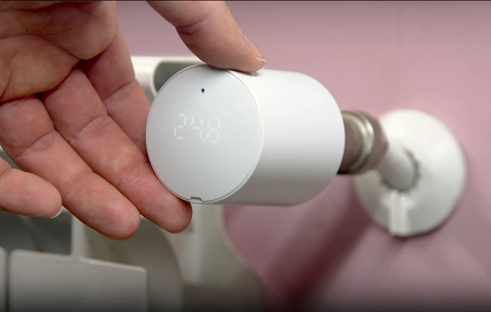 „Shelly Blu TRV“ termostatinė galvutė su „Wi-Fi“ ir „Bluetooth“