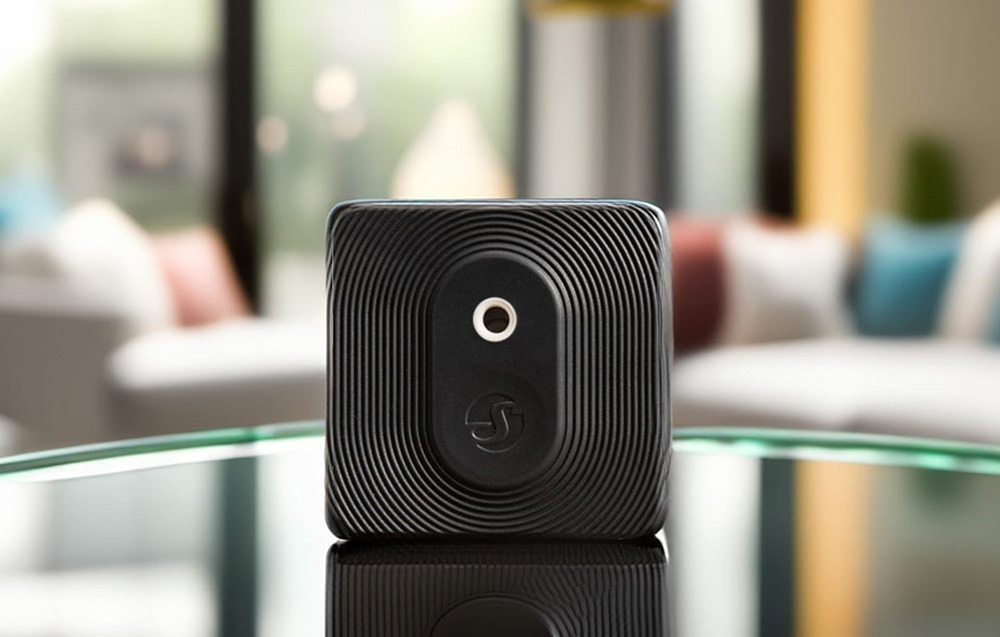 Shelly BLU H&T ZB temperatūros ir drėgmės sensorius, zigbee, juodas aprašymas - Prekės nuotrauka