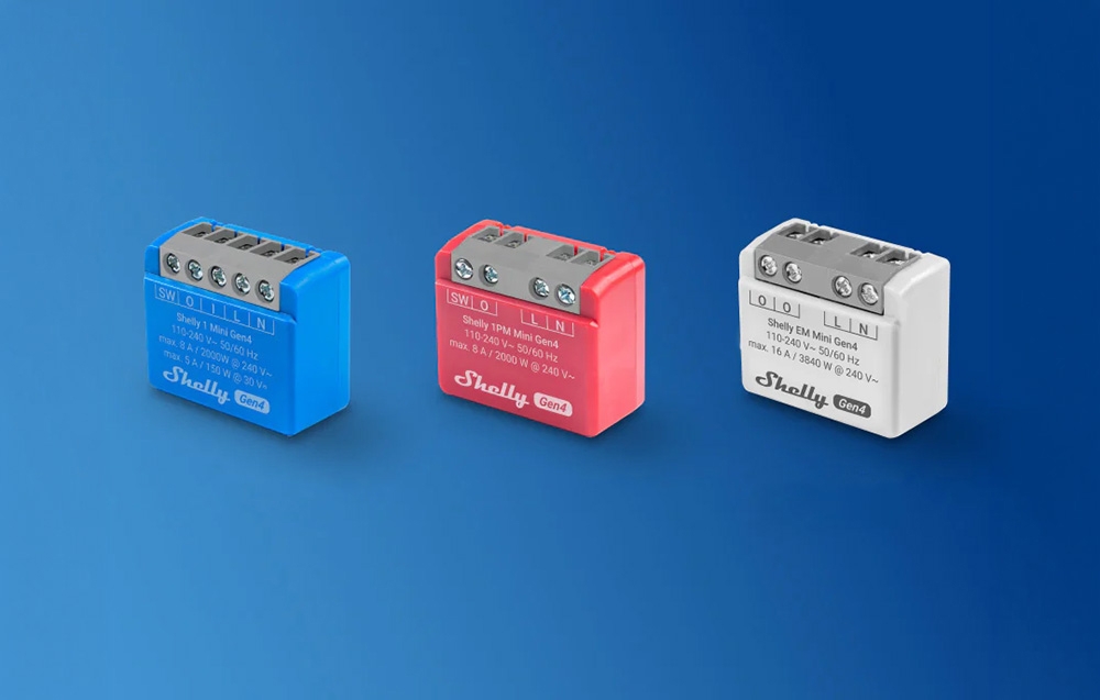 SHELLY EM Mini Gen4 Energy Meter, 2 pieces aprašymas - Prekės nuotrauka
