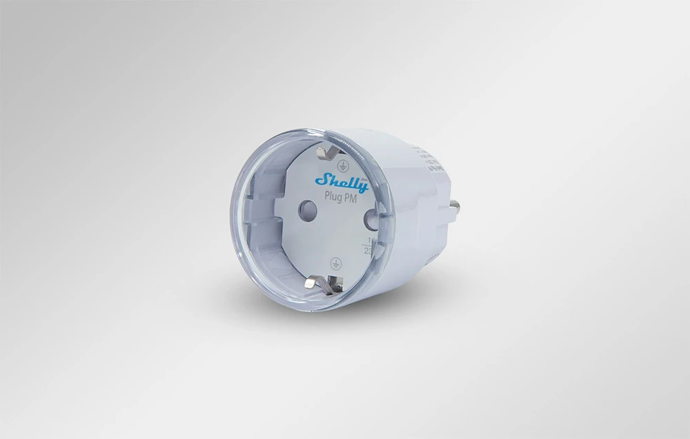 Shelly Plug PM Gen3 išmanusis 16A kištukas, baltas aprašymas - Prekės nuotrauka Shelly Plug PM Gen3 išmanusis 16A kištukas, baltas aprašymas - Prekės nuotrauka