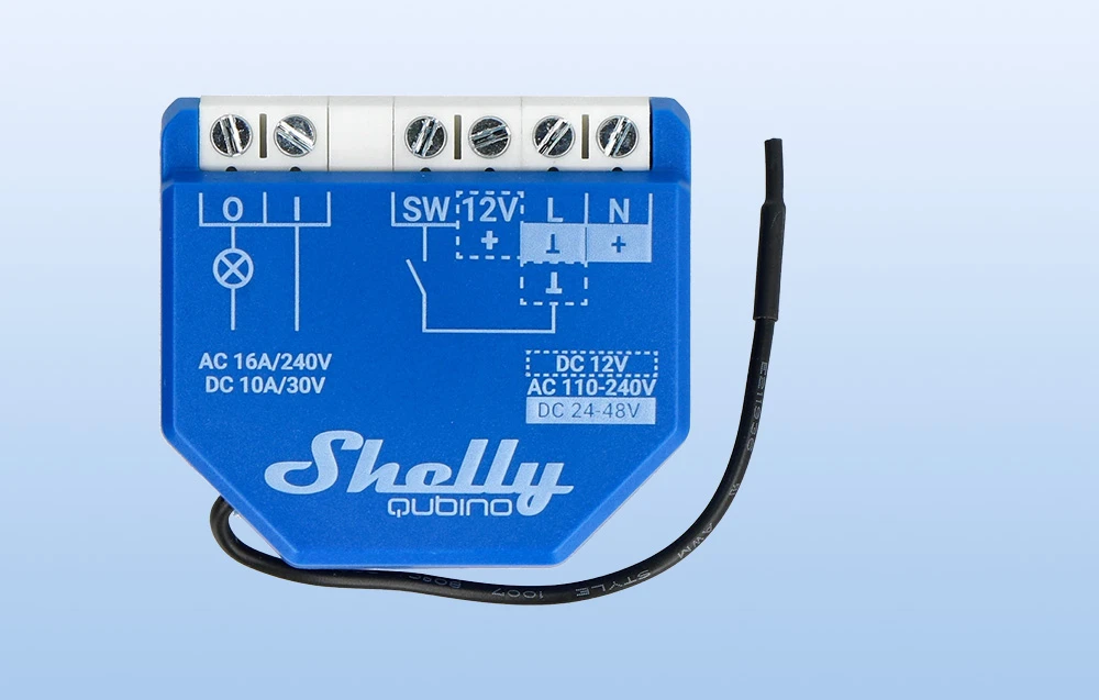 Shelly Wave 1 Z-Wave 1 kanalo relė aprašymas - Prekės nuotrauka Shelly Wave 1 Z-Wave 1 kanalo relė aprašymas - Prekės nuotrauka