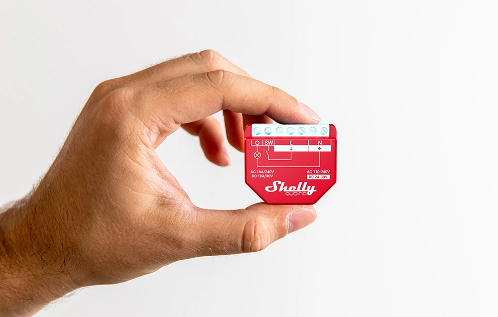 Shelly Wave 1PM Z-Wave 1 kanalo relė aprašymas - Prekės nuotrauka