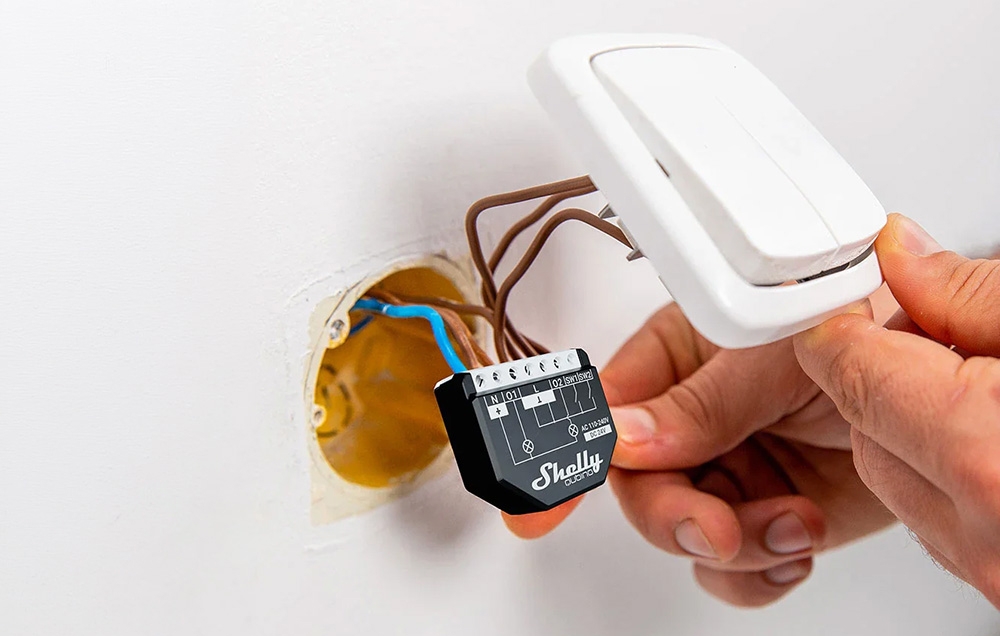 SHELLY Wave 2PM Light Switch aprašymas - Prekės nuotrauka