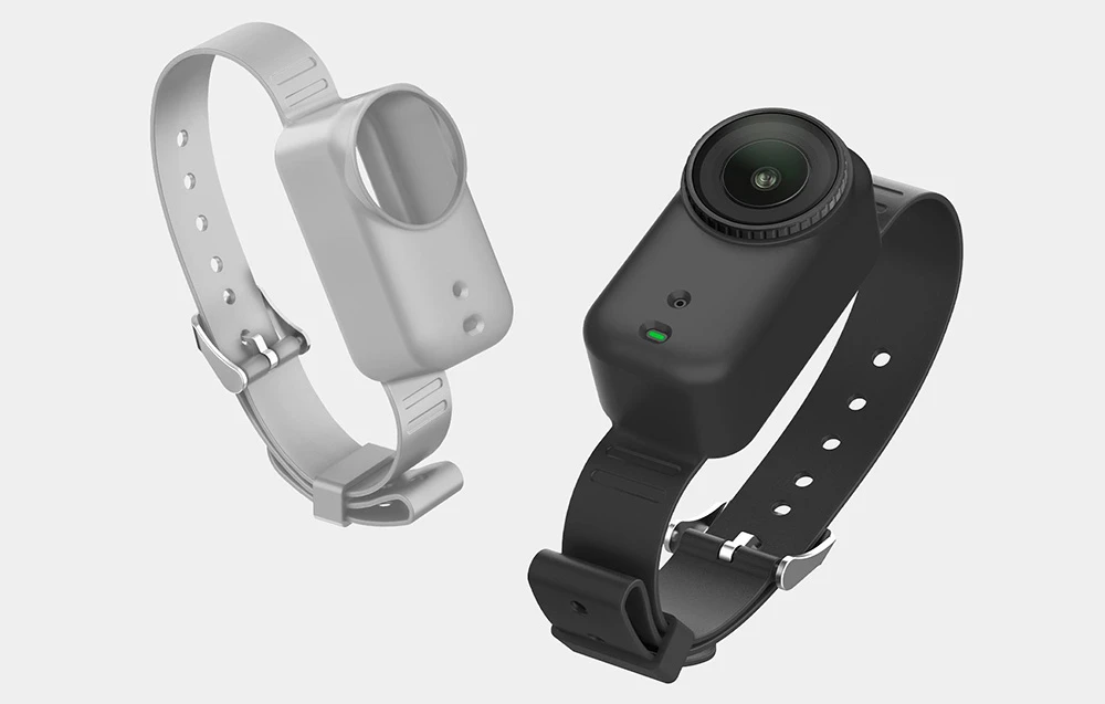 Silicone band / Pet collar Puluz for DJI Osmo Nano (Juodas) aprašymas - Prekės nuotrauka