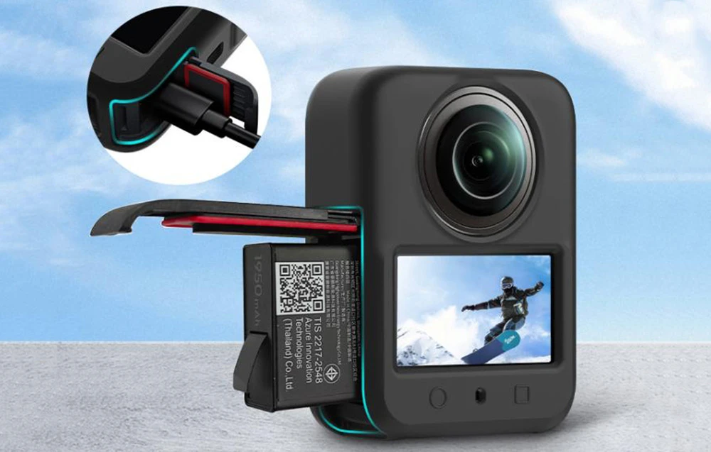Silikoninis dangtelis su objektyvu PULUZ DJI Osmo 360 (pilka) aprašymas - Prekės nuotrauka Silikoninis dangtelis su objektyvu PULUZ DJI Osmo 360 (pilka) aprašymas - Prekės nuotrauka