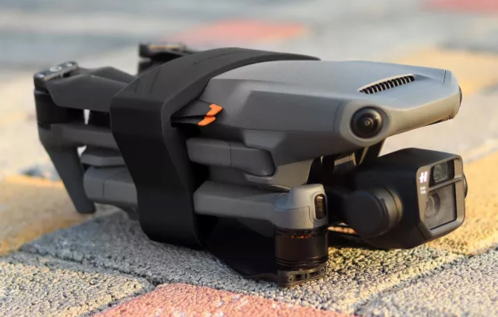 Silikoninis sraigto stabilizatorius Sunnylife skirtas DJI Mavic 3 - juodas aprašymas - Prekės nuotrauka